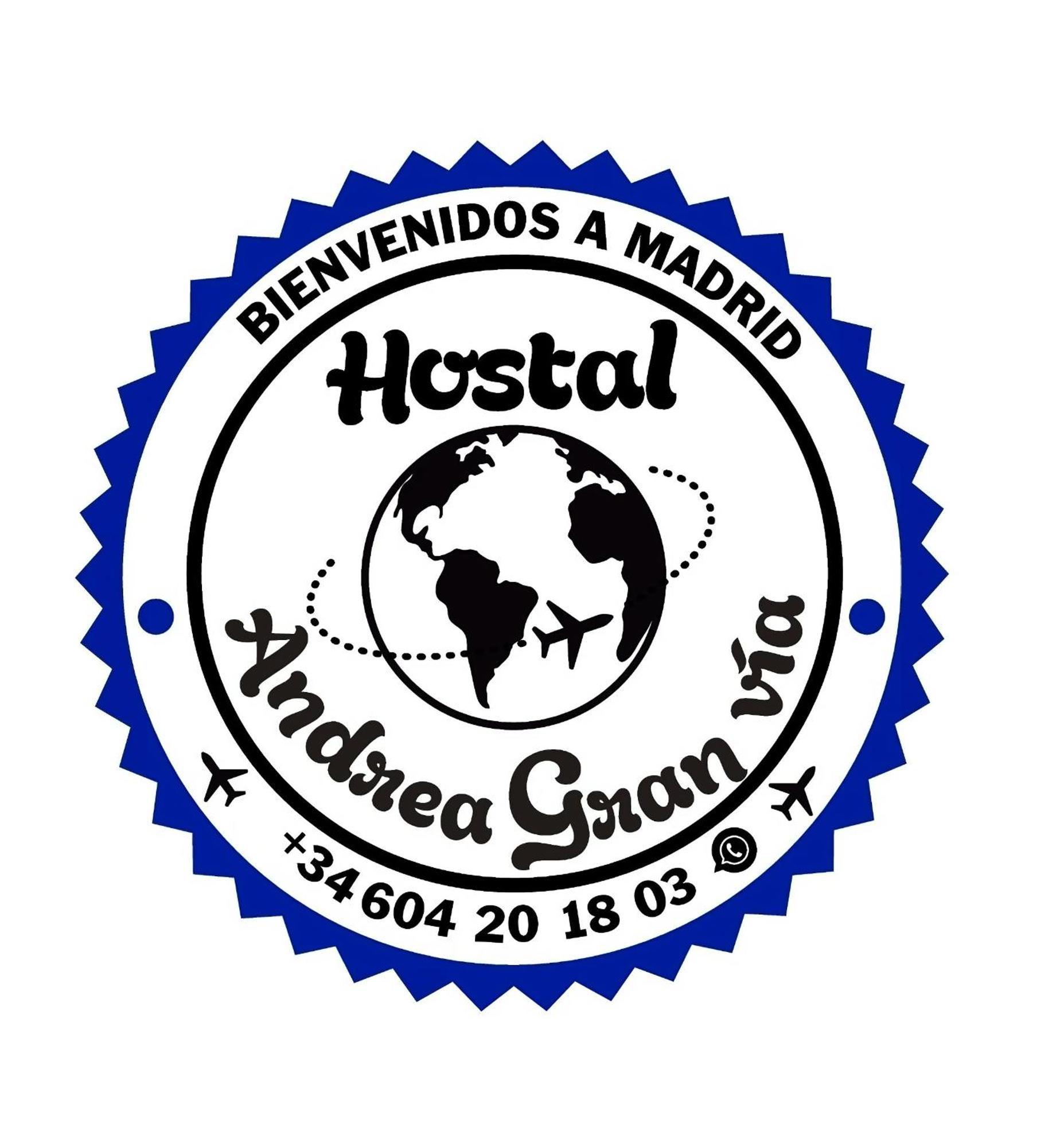 Hostal Andrea Granvia Madrid Bagian luar foto
